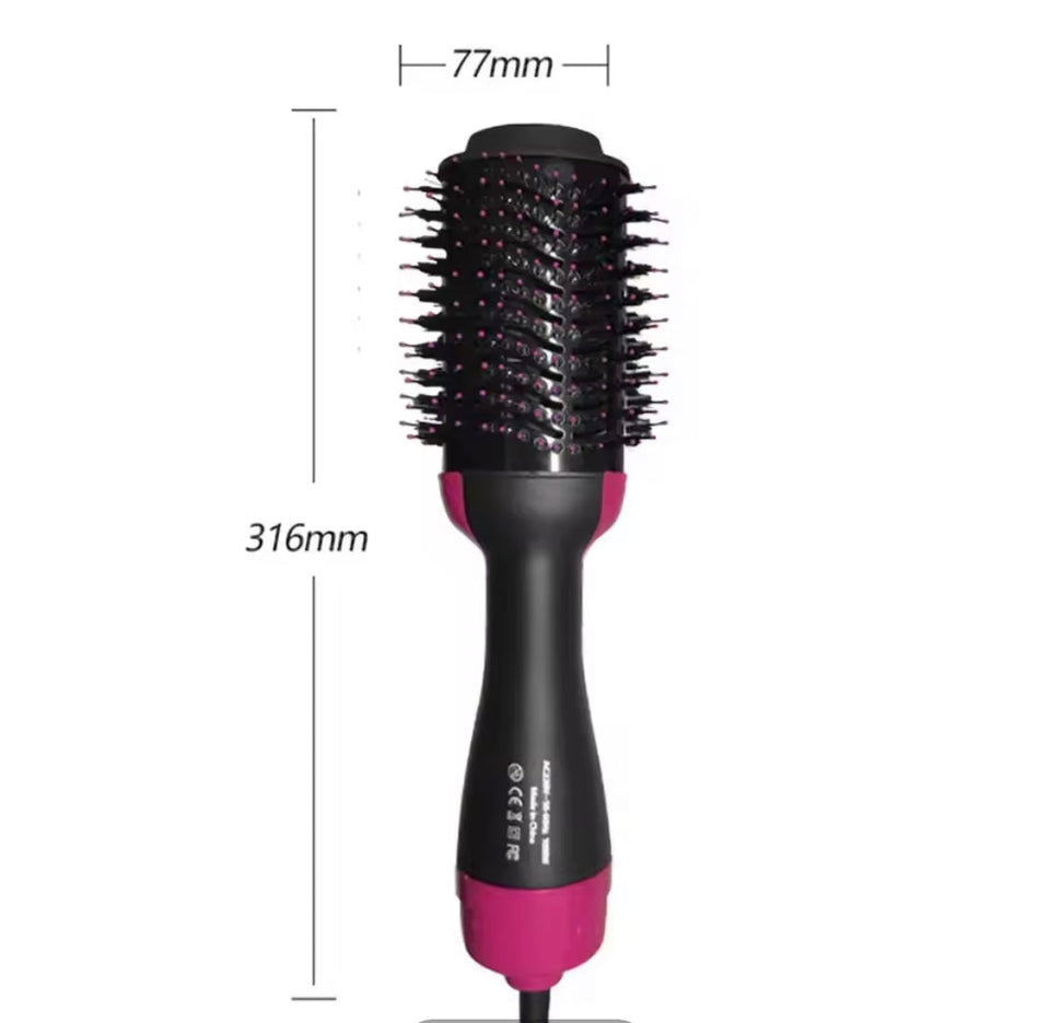 Hot Air Brush, Rotating Hot Hair Dryer, Multifunctional Brush Curler, Blow Dyer Brush, One Step Heating Comb Hair Straightening Brush