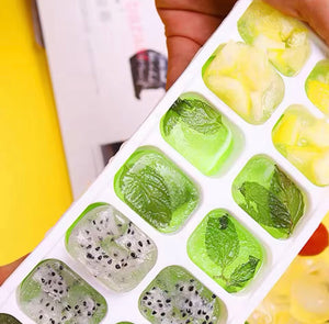14 Grid Ice Cube Tray, Easy Release Mini Ice Cube Tray, Square Shape Ice Maker Ice Cube Tray