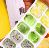 14 Grid Ice Cube Tray, Easy Release Mini Ice Cube Tray, Square Shape Ice Maker Ice Cube Tray