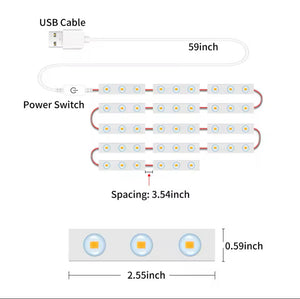 LED Strips Light, LED Makeup Mirror Light, USB LED Vanity Dim Lights, Dressing Table LED Lights, Vanity Mirror Light