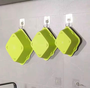 2 In 1 Plastic Drainage Basket, Square Fruit and Vegetable Filter Basket, Fruits And Vegetables Strainer Basket With Cover