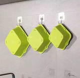 2 In 1 Plastic Drainage Basket, Square Fruit and Vegetable Filter Basket, Fruits And Vegetables Strainer Basket With Cover