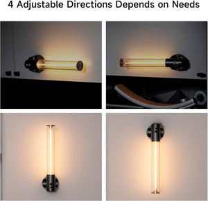 Wall Sticking Magnetic Wire Light, Touchable Cordless Desk Light, Room Decor LED Night Light