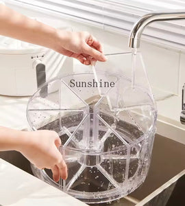 360° Rotating Grain Dispenser, Multi Grain Dispenser Bucket, Moisture Proof Cuisine Organizer, Rotary Partition Sealed Jar, Measuring Container Kitchen Grains Rice Storage Bucket Food Organizer
