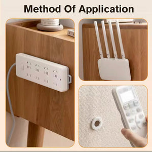 5 Pcs Strong Magnetic Remote Control Holder, Strong Magnet Self Adhesive Hook, Wall Mount Adhesive TV/Air Conditioner Remote Control Holder