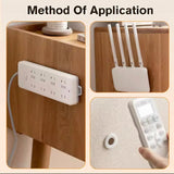 5 Pcs Strong Magnetic Remote Control Holder, Strong Magnet Self Adhesive Hook, Wall Mount Adhesive TV/Air Conditioner Remote Control Holder