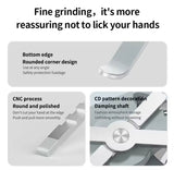 Portable Aluminium Alloy Notebook Stand, Laptop Stand With Computer Cooling Fan, Foldable Dual Fan Desktop Computer Cooling Bracket
