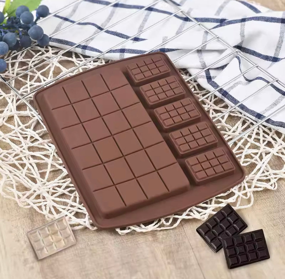 3D Silicone Chocolate Mold, Handmade Chocolate Bar Mold, Cake Decorating Tool