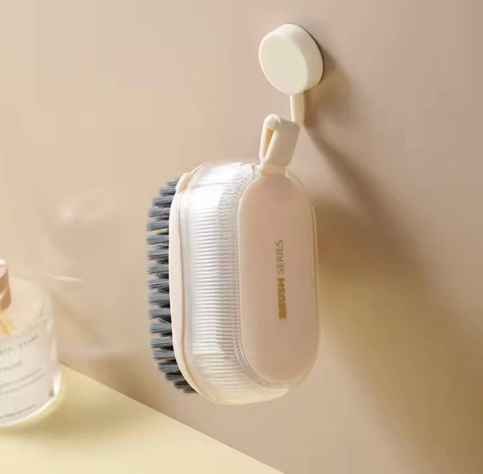 Double Head Clothes Scrubbing Brush, Multifunctional Soft Shoes Brush, Kitchen Soft Bristled Double Sided Brush