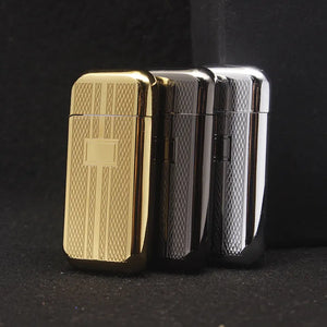 Refillable Fancy Flint Lighter, Soft Flame Butane Lighter, Mini Torch Metal Lighter, Lighter Gadgets For Men