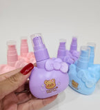 Cute Hello Kitty Hand Cream Bottle,  Skin Care Hand Cream Dispenser, Girls Cute Body Lotion Bottle, Travel Hand Soap Bottle Dispenser