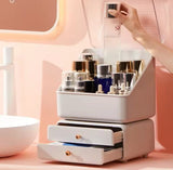 Makeup Organizer Stand Holder Box, Drawer Type Dresser Shelf, Multifunctional Cosmetic Organizer, Dressing Table Makeup Organizer Shelf