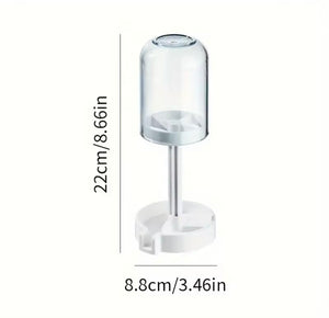 Portable Toothbrush Holder With Mouthwash Cup, Toothpaste  Storage Shelf, Toothbrush Holder With Dust Cover, Toiletries Bathroom Organizer