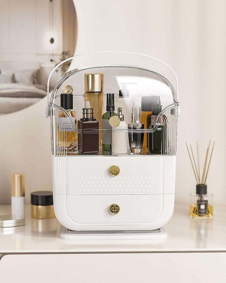 Drawer Type Dresser Shelf, Multifunctional Cosmetic Organizer, Dressing Table Makeup Organizer Shelf
