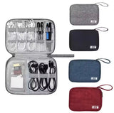 Multifunctional Cable Organizer Pouch, Travel Office Storage Bag, Electronic Accessories Storage Holder Bag