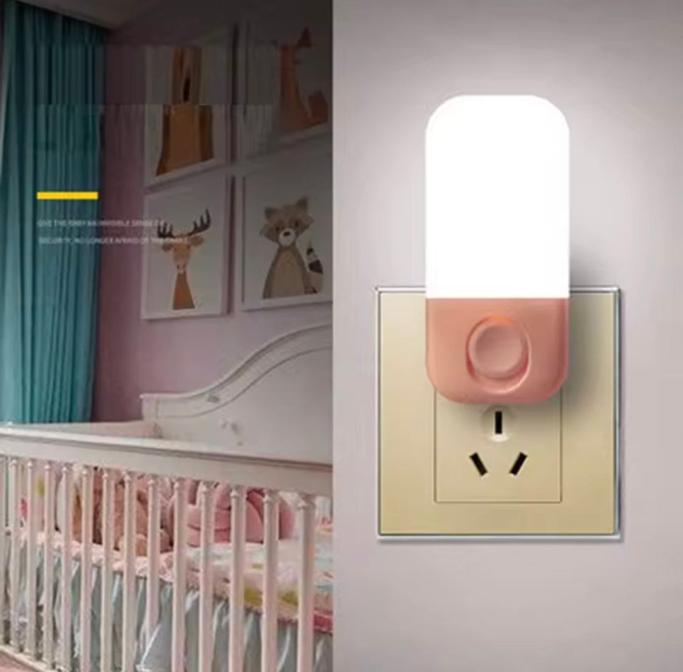Cute Mini LED Night Light, Baby Nursing Eye Sleep Light, Bedroom Sleep Light, Energy Saving Lamp