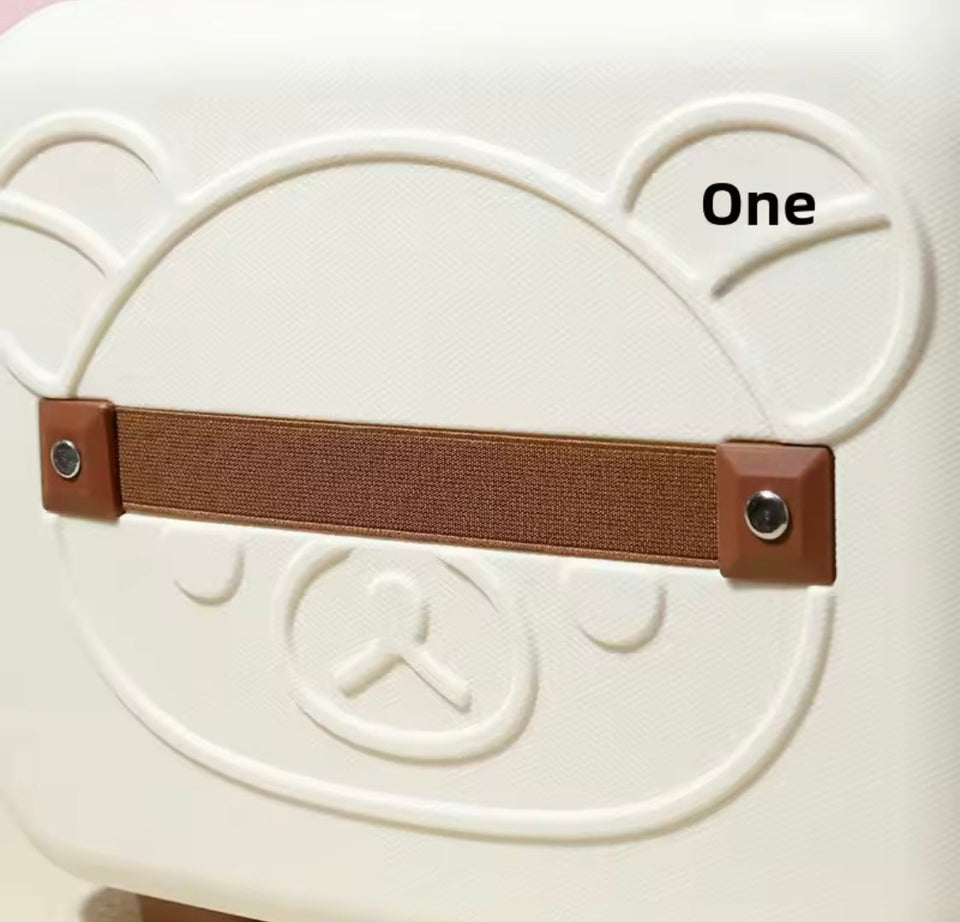 Portable Mini Bear Makeup Handbag, Mini Bear Travel Cosmetic Bag, Durable Zipper Cosmetic Bag