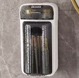 Rotating Wall Mounted Cosmetic Organizer, Multi Use Wall Mount Makeup Brushes Storage Rack, Rotating Makeup And Brushes Wall Mounted Vanity, Plastic Bathroom Vanity Organizer