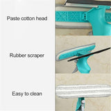 4 in 1 Spray Window Cleaning Brush, Multifunctional Glass Cleaning Scrub With Water Spray, Household Glass Wiper With Water Gun