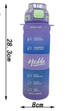 Portable Back Strap Water Bottle, Leak Proof Plastic Water Bottle, Kids Water Bottle