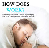 Magnetic Anti Snore Nose Clip, Nasal Breathing Dilators Starter Kit, Breathing Magnetic Nasal Strip