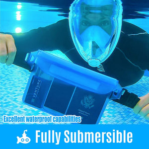 Waterproof Swimming Sport Waist Pack Bag, Underwater Drying Shoulder Waist Bag, Skiing Snowboard Underwater Shoulder Bag