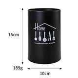 Metal Design Chopstick Holder, Creative Kitchen Tableware Spoon Holder, Chopstick Storage Barrel