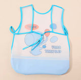 Waterproof Baby Bibs For Toddlers, Sleeveless Feeding Apron For Toddlers, Cartoon Animals Kids Bib