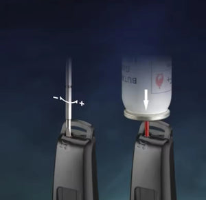 Creative Trimmer Shape Lighter, Hair Clippers Mini Lighter, Butane Gas Cigar Lighter, Men's Smoking Accessories