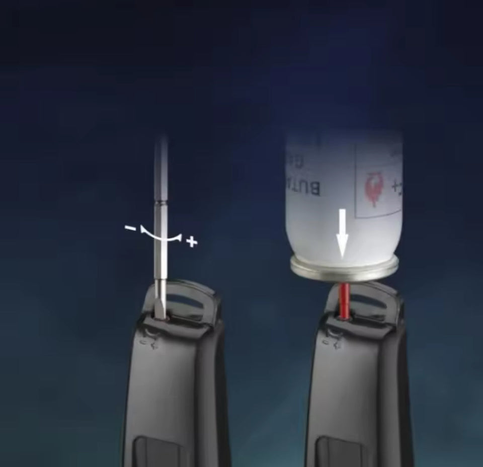 Creative Trimmer Shape Lighter, Hair Clippers Mini Lighter, Butane Gas Cigar Lighter, Men's Smoking Accessories