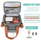 Picnic Thermal Insulated Bag, Large Capacity Lunch Bag, Office Bento Lunch Bag