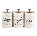 3pcs Reusable Spice Storage Jar With Lid, Moisture Proof Kitchen Storage Airtight Cans, Coffee Beans Tea Snacks Sealed Container, Seasoning Bottle Spice Jars, Stainless Steel Kitchen Storage Pots