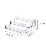 3 Tier Acrylic Desktop Perfume Shelf, Kitchen Seasoning Organizer Box, Multi Layer Vanity Countertop