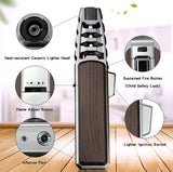 Inflatable Windproof Lighter, New Style Kitchen Lighter, Cigar Jet flame Lighter, New Design Lighter With Torch, Metal Outdoor BBQ Lighter