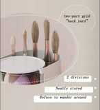 2 In 1 Rotating Cosmetic Storage Box, Transparent Multi Layer Rotating  Makeup Storage Rack, Multifunctional Storage Box