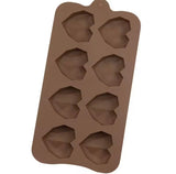 Diamond Heart Shaped Chocolate Mold, Silicone DIY Candy Bar Mold, Cake Decoration Tools, Kitchen Baking Accessories