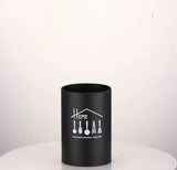 Metal Design Chopstick Holder, Creative Kitchen Tableware Spoon Holder, Chopstick Storage Barrel