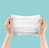 70pcs Disposable Face Towel, Makeup Removing Soft Wipes, Dry Cleanser Towelettes