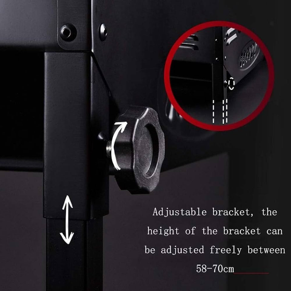 Portable Japanese Barbecue Grill With Stand, Iron Portable Folding Charcoal Barbecue Grill For Outdoor, Multifunctional Portable Charcoal Grill