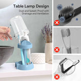 Toothbrush Holder With Wash Cup, Toothbrush And Toothpaste Holders, Bathroom Shelf Toothbrush Storage Rack, Toothpaste Holder Storage Case