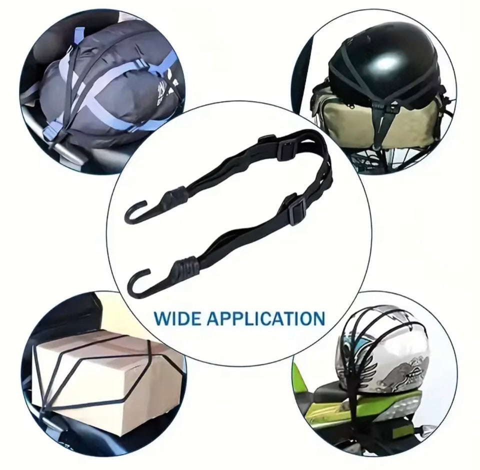Retractable Motorcycles Elastic Luggage Trap, Helmet Mesh Gear, Bicycle Luggage Rack Rope