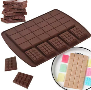 3D Silicone Chocolate Mold, Handmade Chocolate Bar Mold, Cake Decorating Tool