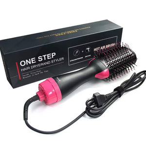 Hot Air Brush, Rotating Hot Hair Dryer, Multifunctional Brush Curler, Blow Dyer Brush, One Step Heating Comb Hair Straightening Brush
