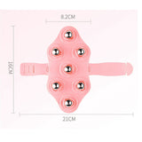 7 Ball Palm Shaped Hand Held Massager, Neck Roller Ball Massager, Portable Health Care Massage Instrument