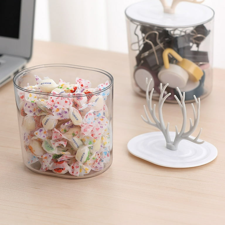 Creative Antler Cotton Swabs Container, Creative Jewelry Holder Organizer Box, Cotton Pad Q-Tip Organizer