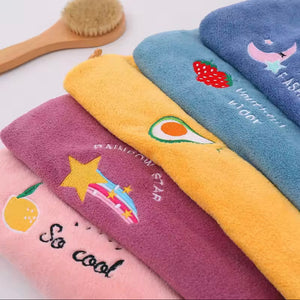 Microfiber Shower Cap Towel, Quick Dry Hair Cap, Bath Hats for Women, Super Absorbent Soft Cap Towel