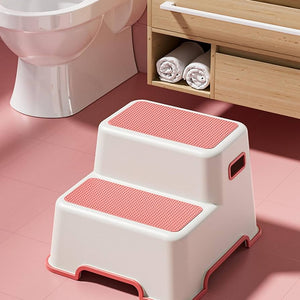 Kids Washbasin 2 Step Stool, Baby Hand Wash Step Stool, Kids Toilet Foot Step Stool, Dual Purpose Climbing Step Stool