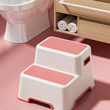 Kids Washbasin 2 Step Stool, Baby Hand Wash Step Stool, Kids Toilet Foot Step Stool, Dual Purpose Climbing Step Stool