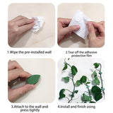Plant Climbing Wall Clips, Set Of 10 Plant Fixing Hooks, Vine Buckle Hook Fastener, Wall Fixer Leaf Shaped Clips