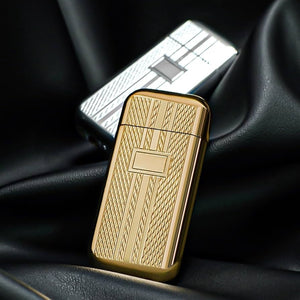 Refillable Fancy Flint Lighter, Soft Flame Butane Lighter, Mini Torch Metal Lighter, Lighter Gadgets For Men